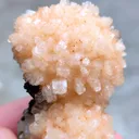 Orange Heulandite Ball with Chalcedony - image 4