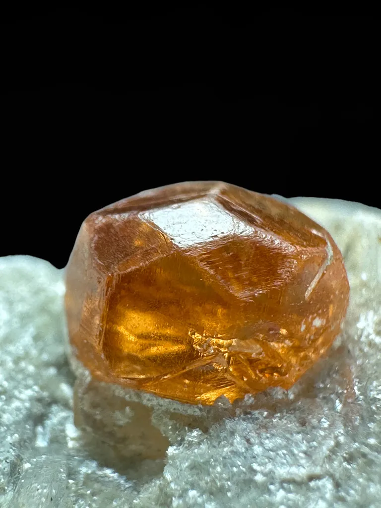 Orange Spessartine from Afghanistan, Kunar, Dara-e-Pech District - image 5