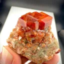 orange Spessartine Garnet Crystals from Pakistan - image 3