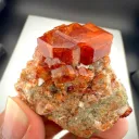 orange Spessartine Garnet Crystals from Pakistan - image 7