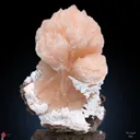 Orange Stilbite bow with Laumontite From India - image 1