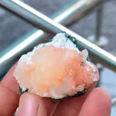 Orange Stilbite With Chalcedony - image 4