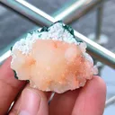Orange Stilbite With Chalcedony - image 2