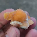 Orange Thomsonite ball from India - image 6