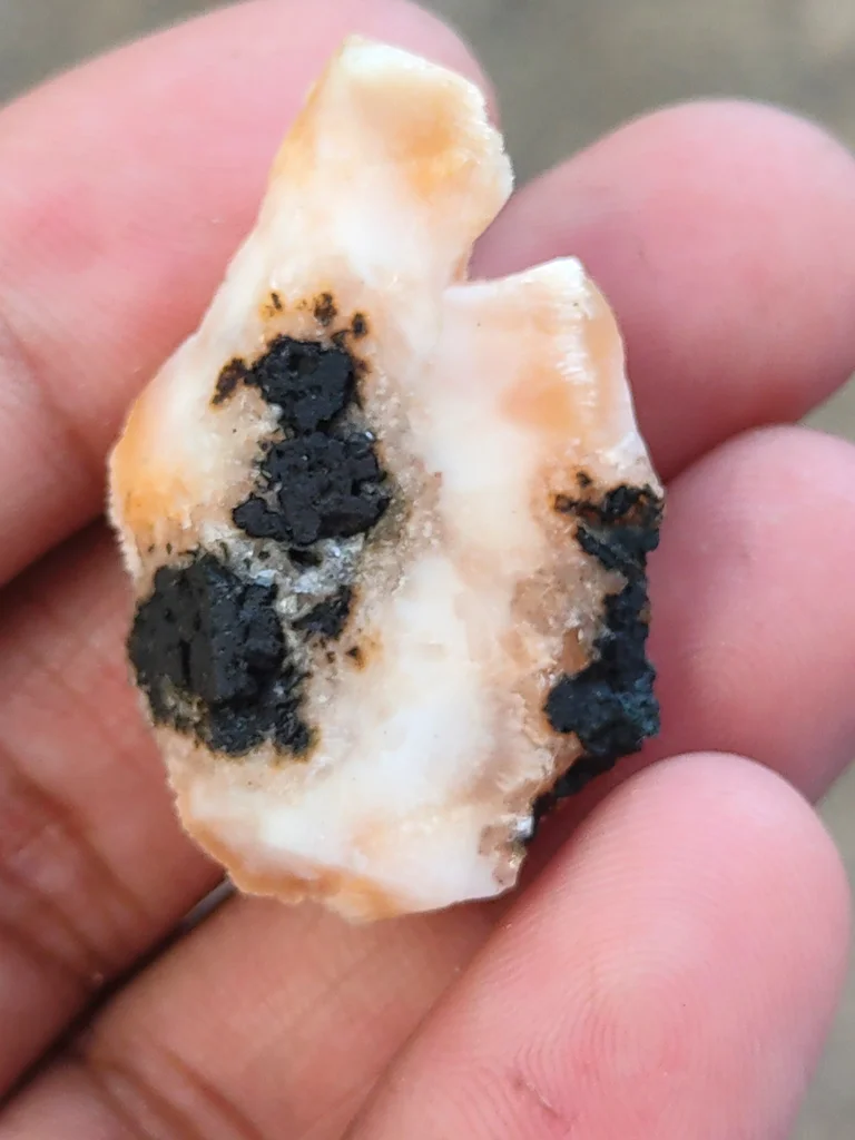 Orange Thomsonite ball from India - image 8