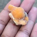 Orange Thomsonite ball from India - image 10