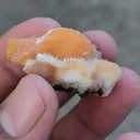 Orange Thomsonite ball from India - image 4