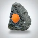 Orange Thomsonite balls on Matrix - image 1