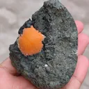 Orange Thomsonite balls on Matrix - image 6