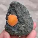Orange Thomsonite balls on Matrix - image 2