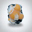 Orange Thomsonite balls on Matrix - image 1