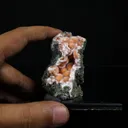 Orange Thomsonite with Mesolite Natural Mineral Specimen from Madhya Pradesh - image 4