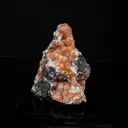 Orange Thomsonite with Mesolite Natural Mineral Specimen from Madhya Pradesh - image 1