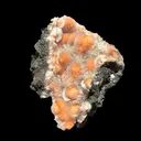 Orange Thomsonite with Mesolite Natural Mineral Specimen from Madhya Pradesh - image 1