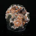 Orange Thomsonite with Mesolite Natural Mineral Specimen from Madhya Pradesh - image 1