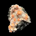 Orange Thomsonite with Mesolite Natural Mineral Specimen from Madhya Pradesh - image 5