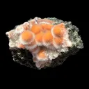 Orange Thomsonite with Mesolite Natural Mineral Specimen from Madhya Pradesh - image 3