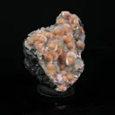 Orange Thomsonite with Mesolite Natural Mineral Specimen from Madhya Pradesh - image 3