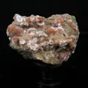 Orange Thomsonite with Mesolite Natural Mineral Specimen from Madhya Pradesh - image 3