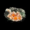 Orange Thomsonite with Mesolite Natural Mineral Specimen from Madhya Pradesh - image 1