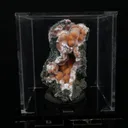 Orange Thomsonite with Mesolite Natural Mineral Specimen from Madhya Pradesh - image 6