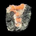 Orange Thomsonite with Mesolite Natural Mineral Specimen from Madhya Pradesh - image 4