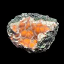 Orange Thomsonite with Mesolite Natural Mineral Specimen from Madhya Pradesh, India DKT84 - image 3