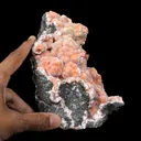 Orange Thomsonite with Mesolite on Matrix – Big Size Freestanding Collector Mineral Natural Zeolite Specimen from Madhya Pradesh, India - image 5