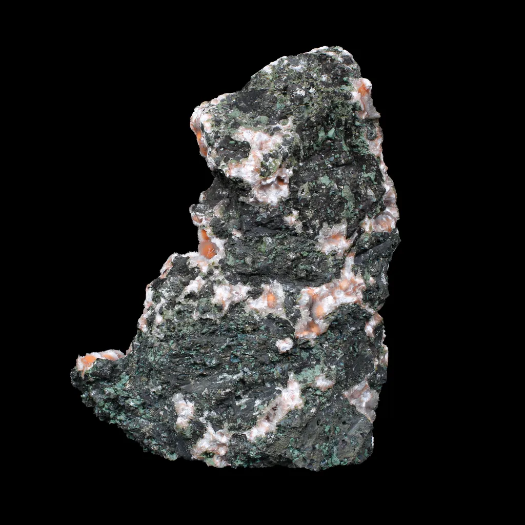 Orange Thomsonite with Mesolite on Matrix – Big Size Freestanding Collector Mineral Natural Zeolite Specimen from Madhya Pradesh, India - image 7
