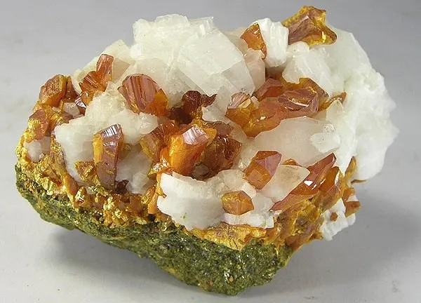 Orpiment, Calcite image