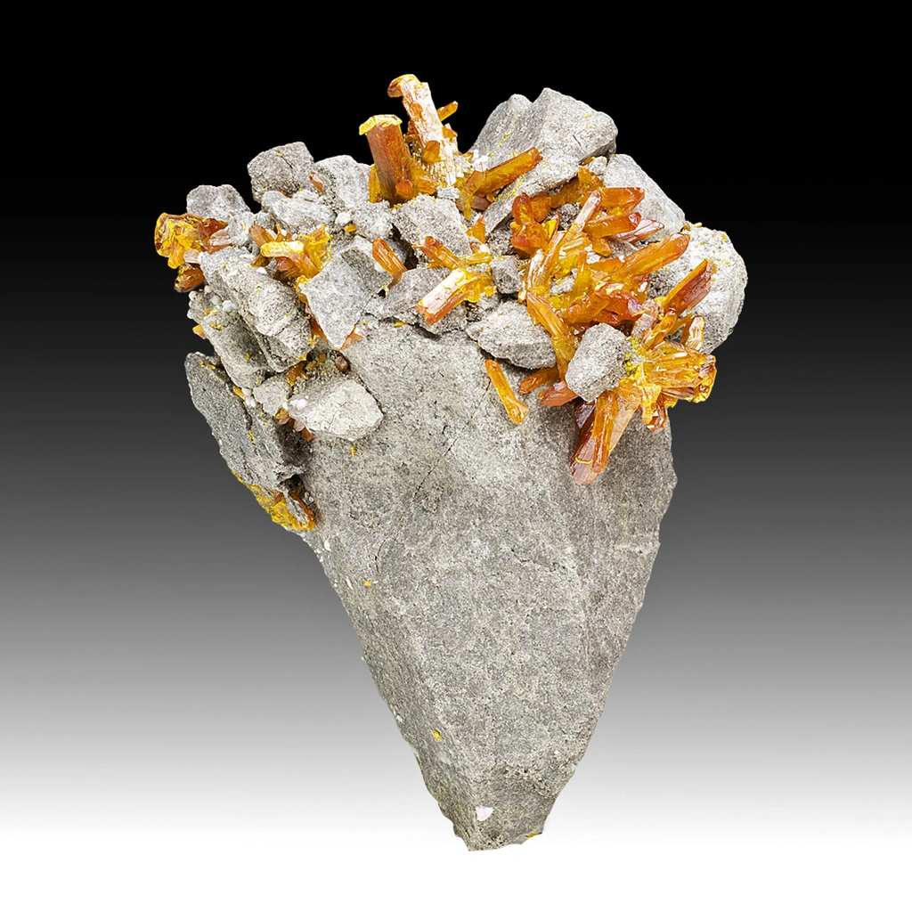 Orpiment from Shimen Mine, Hunan, China image