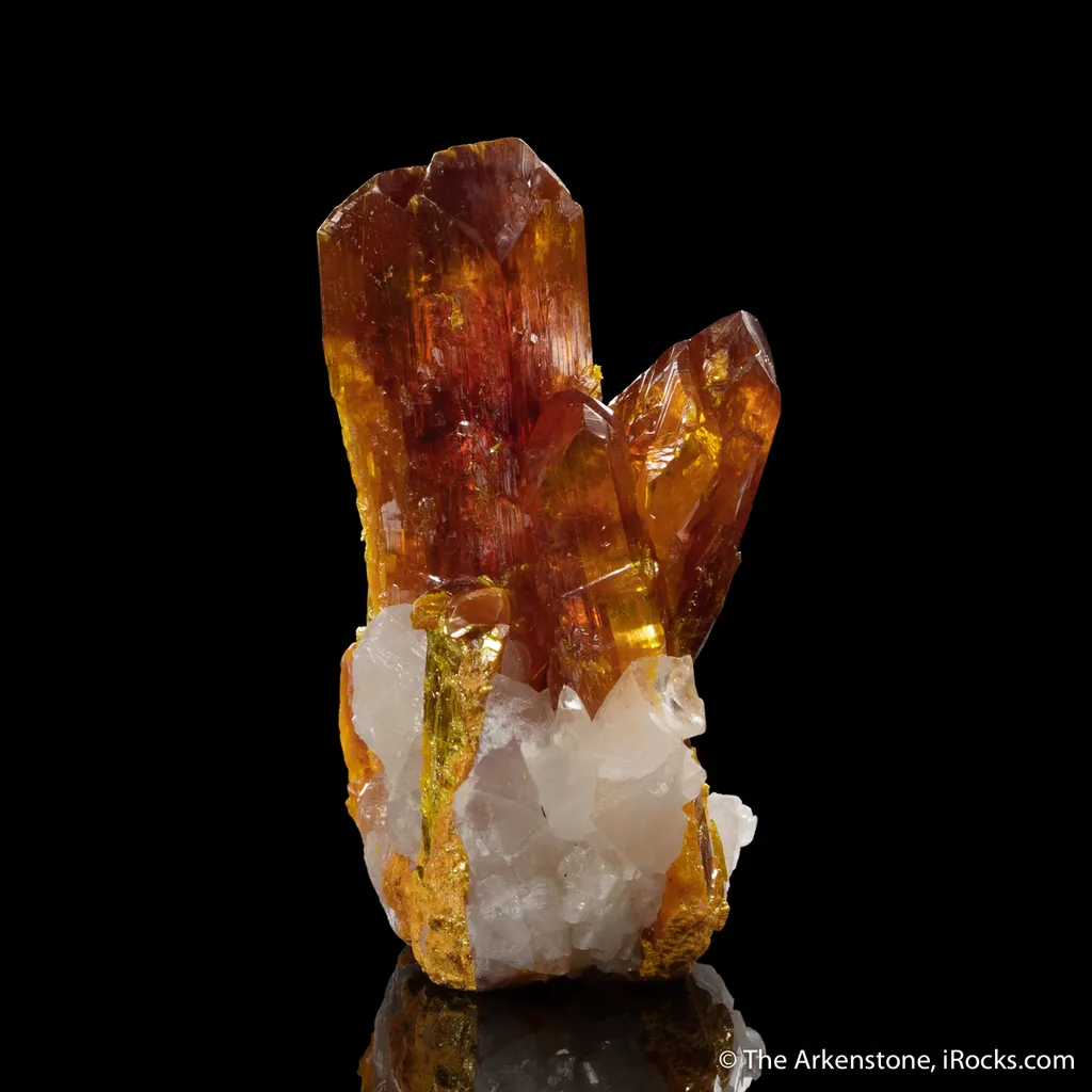 Orpiment on Calcite - image 2