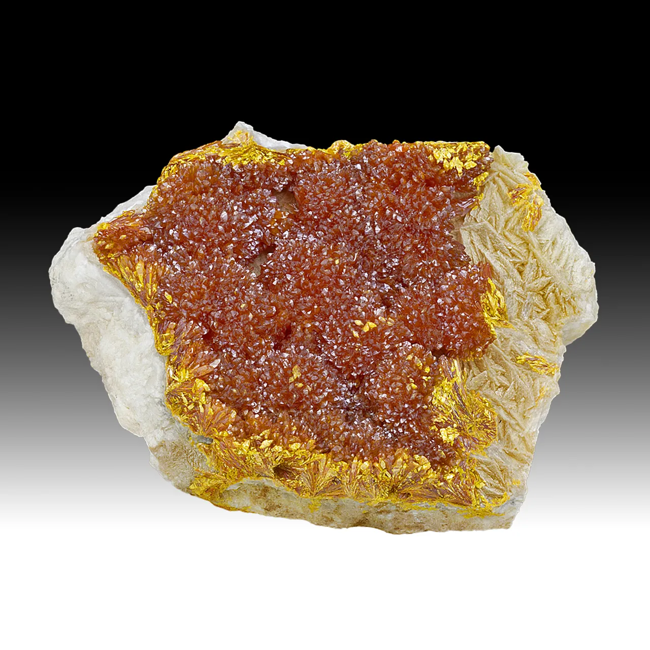 Orpiment with Barite - image 1