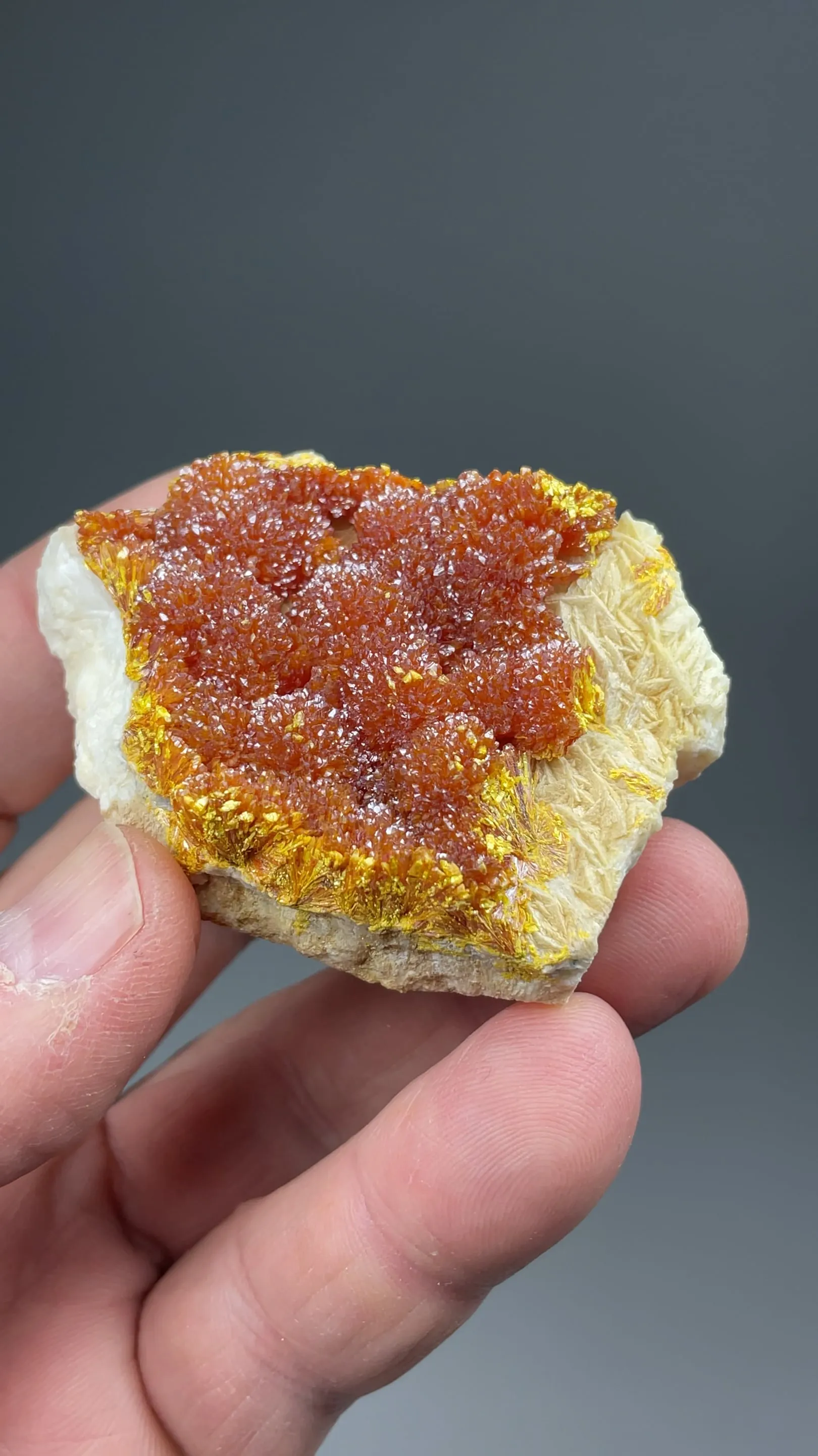 Orpiment with Barite - image 2