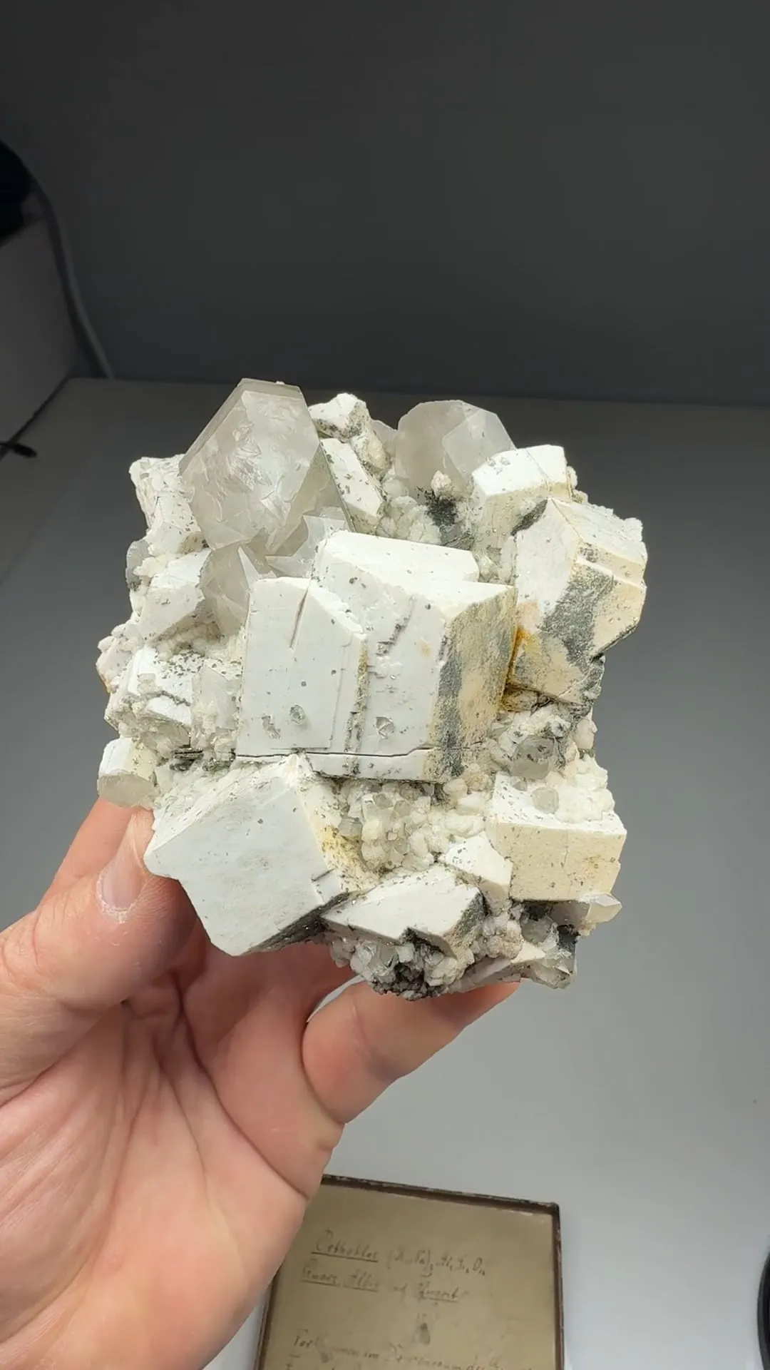 Orthoclase with Quartz, Albite, Fluorite - image 2