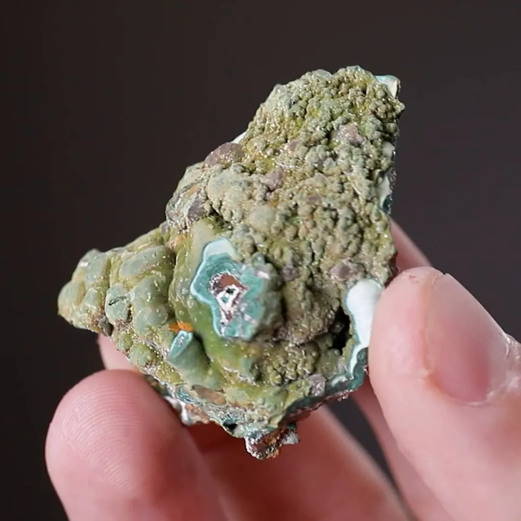 Otavite on Malachite with Cerussite - image 2