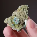 Otavite on Malachite with Cerussite - image 2