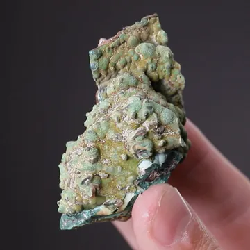 Otavite on Malachite with Cerussite