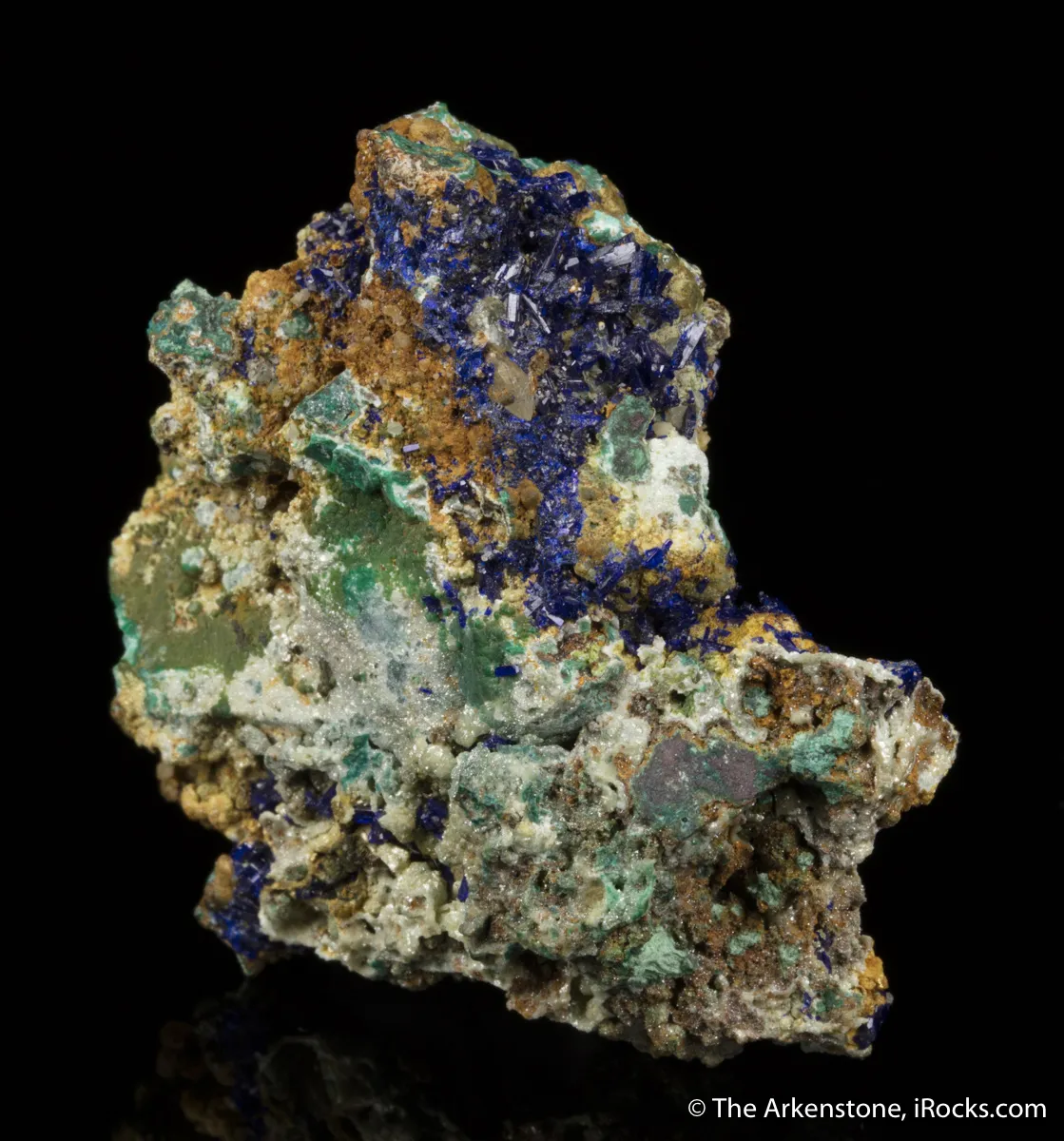 Otavite with Azurite - image 3