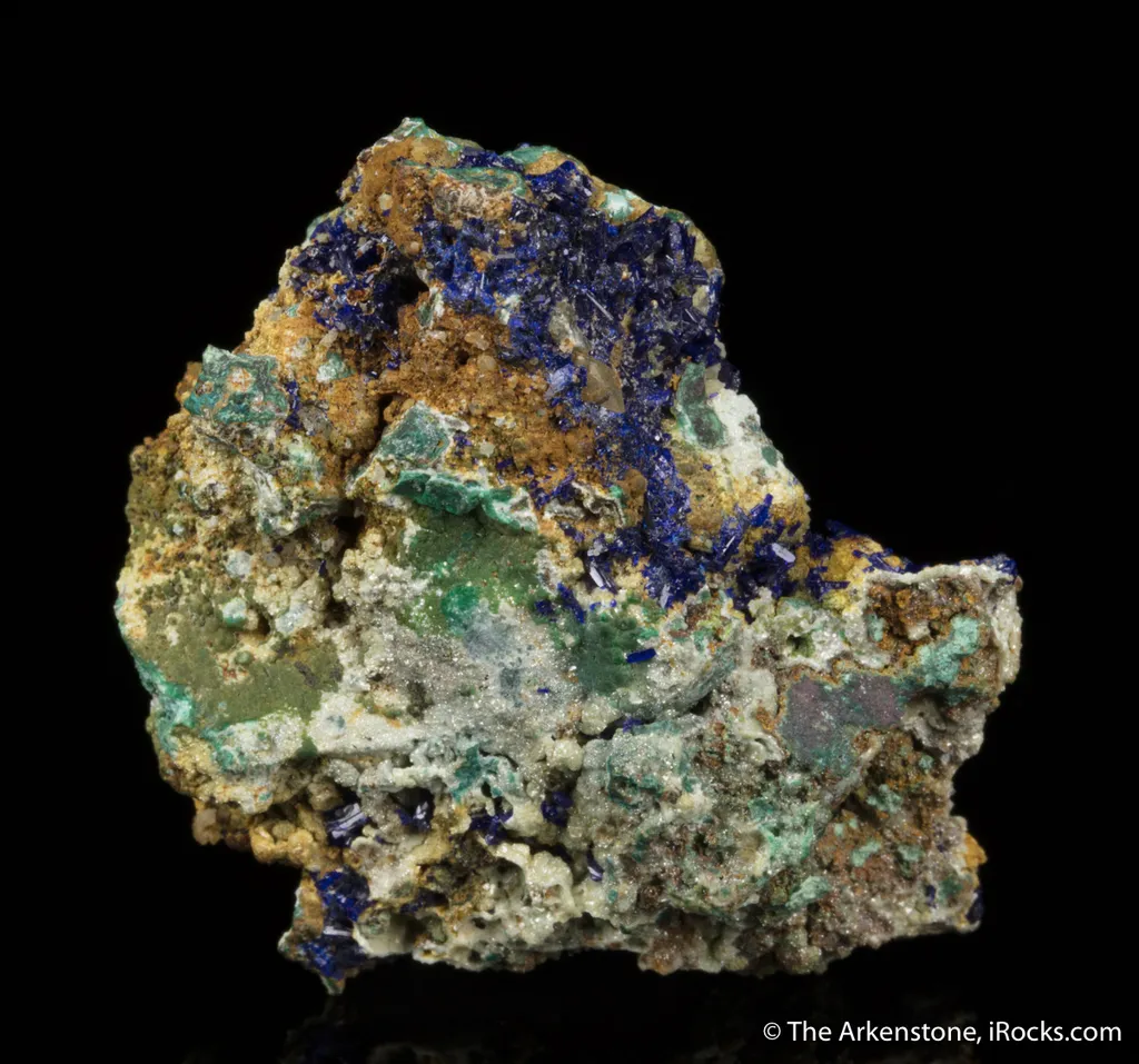 Otavite with Azurite - image 2