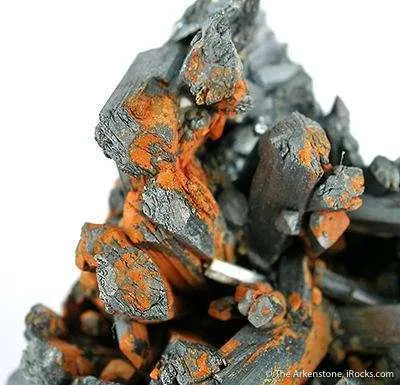Ottensite on Stibnite - image 3