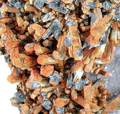 Ottensite on Stibnite - image 2