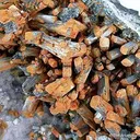 Ottensite on Stibnite - image 3