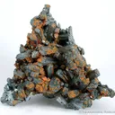 Ottensite on Stibnite - image 1