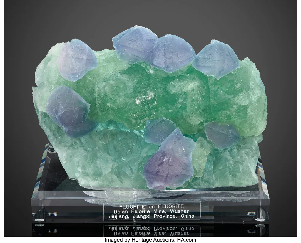 "Ox-Eye" Fluorite (Three Generations) image