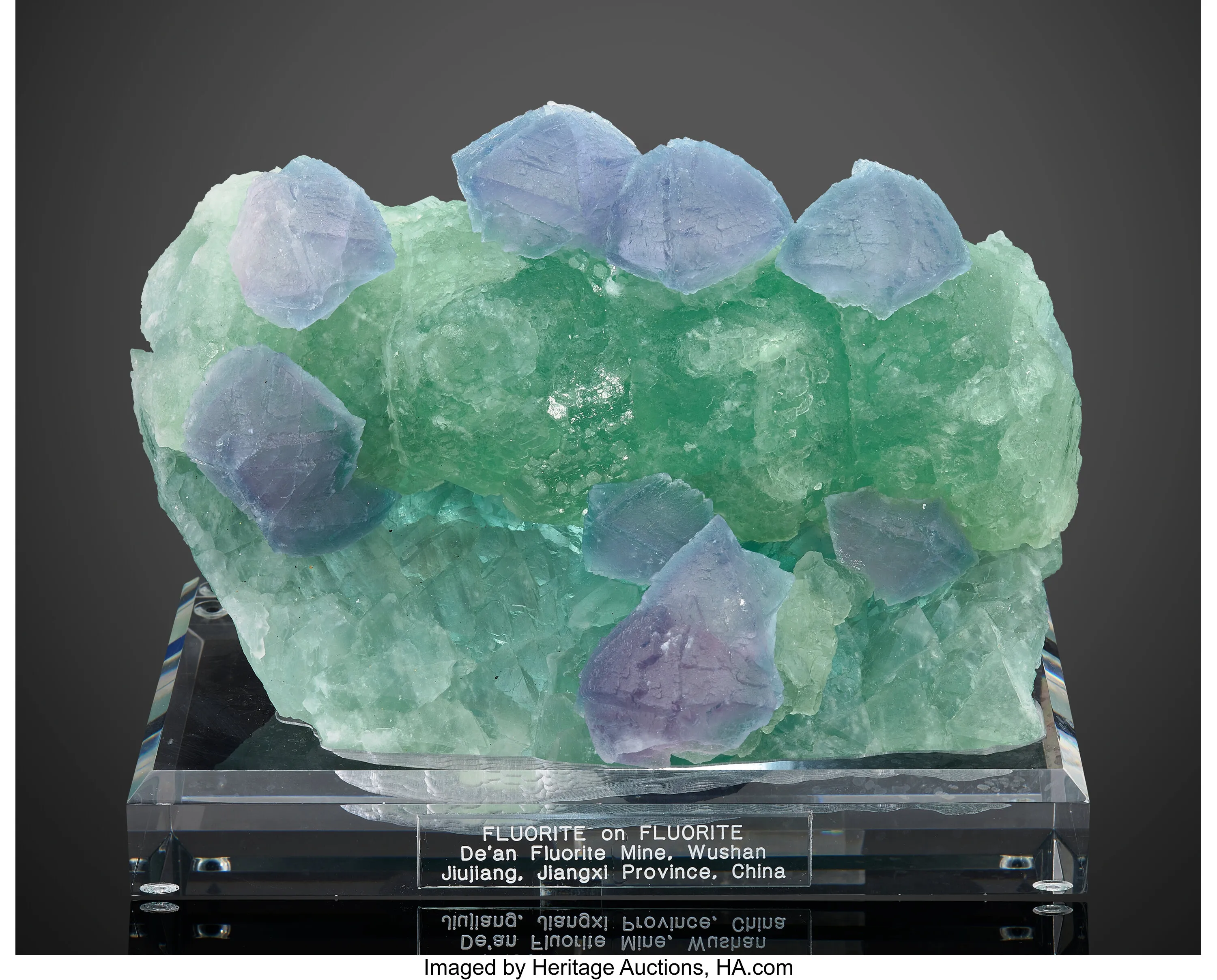 "Ox-Eye" Fluorite (Three Generations) - image 1
