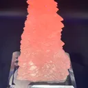 Pagoda‑Shaped Stacked Calcite with Bright Red LW‑UV Fluorescence, Daye, Hubei Province, China - image 1