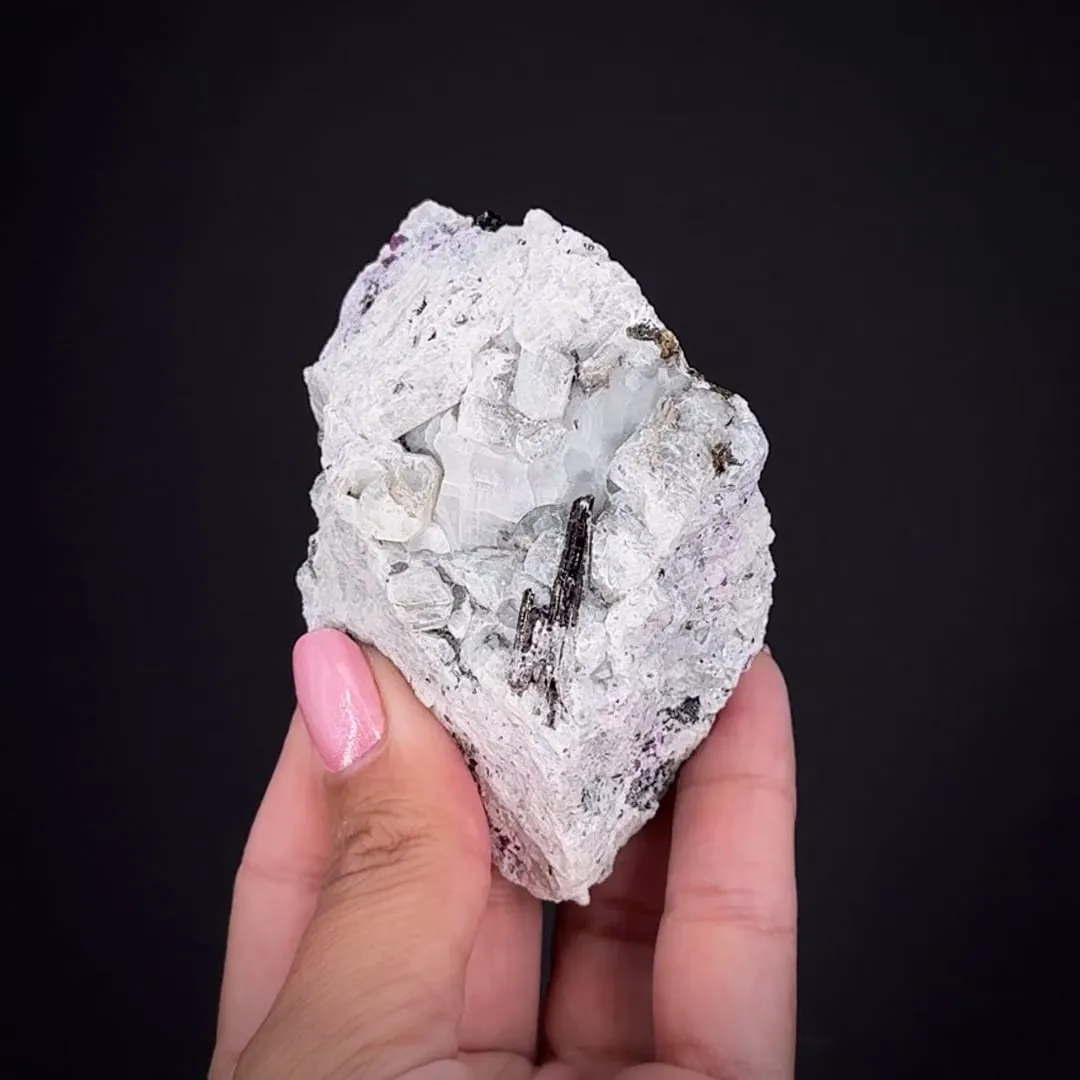 Painite and Chondrodite, Pyrite, Ruby - image 2