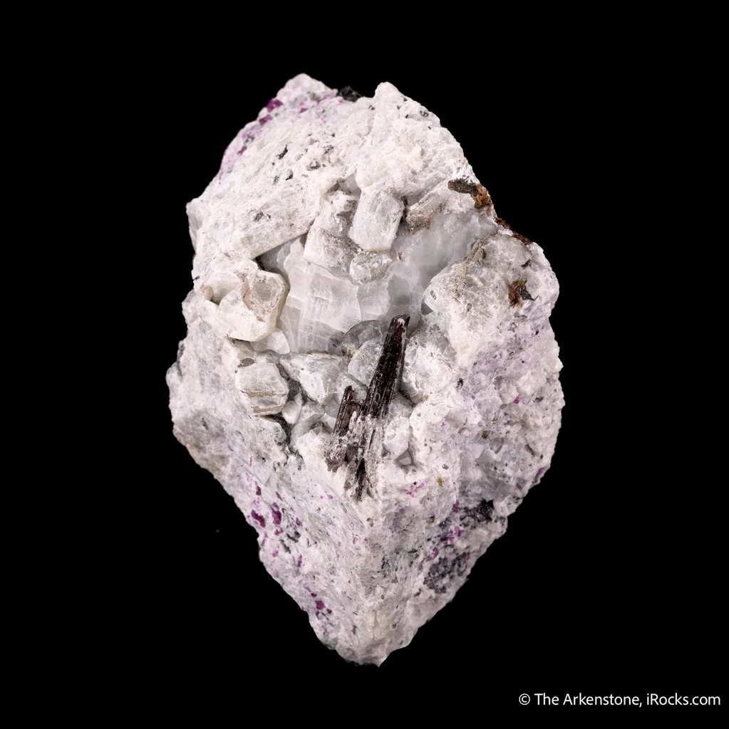 Painite and Chondrodite, Pyrite, Ruby - image 4