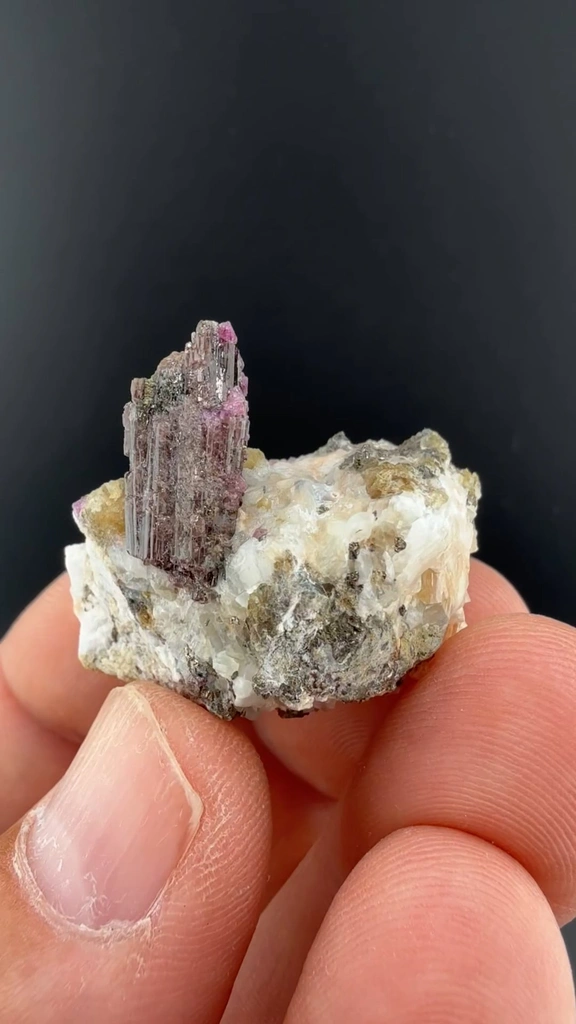 Painite with Corundum - image 2